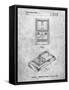 PP950-Slate Mattel Electronic Basketball Game Patent Poster-Cole Borders-Framed Stretched Canvas