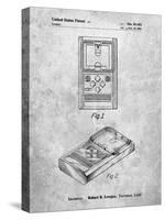 PP950-Slate Mattel Electronic Basketball Game Patent Poster-Cole Borders-Stretched Canvas