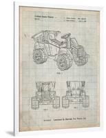 PP951-Antique Grid Parchment Mattel Kids Dump Truck Patent Poster-Cole Borders-Framed Premium Giclee Print