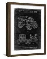 PP951-Black Grunge Mattel Kids Dump Truck Patent Poster-Cole Borders-Framed Giclee Print