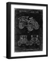 PP951-Black Grunge Mattel Kids Dump Truck Patent Poster-Cole Borders-Framed Giclee Print