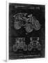 PP951-Black Grunge Mattel Kids Dump Truck Patent Poster-Cole Borders-Framed Premium Giclee Print