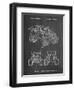 PP951-Chalkboard Mattel Kids Dump Truck Patent Poster-Cole Borders-Framed Giclee Print