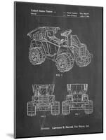 PP951-Chalkboard Mattel Kids Dump Truck Patent Poster-Cole Borders-Mounted Giclee Print