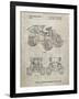 PP951-Sandstone Mattel Kids Dump Truck Patent Poster-Cole Borders-Framed Giclee Print