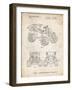 PP951-Vintage Parchment Mattel Kids Dump Truck Patent Poster-Cole Borders-Framed Giclee Print