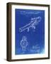 PP952-Faded Blueprint Mattel Toy Pop Gun Patent Poster-Cole Borders-Framed Giclee Print