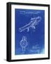 PP952-Faded Blueprint Mattel Toy Pop Gun Patent Poster-Cole Borders-Framed Giclee Print