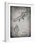 PP952-Faded Grey Mattel Toy Pop Gun Patent Poster-Cole Borders-Framed Giclee Print