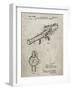 PP952-Sandstone Mattel Toy Pop Gun Patent Poster-Cole Borders-Framed Giclee Print