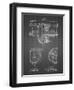 PP953-Black Grid Mechanical Gearing 1912 Patent Poster-Cole Borders-Framed Premium Giclee Print