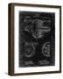 PP953-Black Grunge Mechanical Gearing 1912 Patent Poster-Cole Borders-Framed Giclee Print