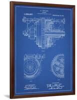 PP953-Blueprint Mechanical Gearing 1912 Patent Poster-Cole Borders-Framed Premium Giclee Print