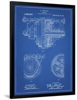 PP953-Blueprint Mechanical Gearing 1912 Patent Poster-Cole Borders-Framed Giclee Print