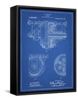 PP953-Blueprint Mechanical Gearing 1912 Patent Poster-Cole Borders-Framed Stretched Canvas