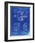 PP953-Faded Blueprint Mechanical Gearing 1912 Patent Poster-Cole Borders-Framed Giclee Print