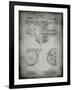 PP953-Faded Grey Mechanical Gearing 1912 Patent Poster-Cole Borders-Framed Giclee Print