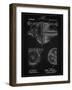 PP953-Vintage Black Mechanical Gearing 1912 Patent Poster-Cole Borders-Framed Giclee Print