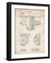 PP953-Vintage Parchment Mechanical Gearing 1912 Patent Poster-Cole Borders-Framed Giclee Print