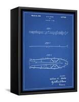 PP955-Blueprint Metal Skis 1940 Patent Poster-Cole Borders-Framed Stretched Canvas