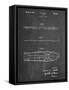PP955-Chalkboard Metal Skis 1940 Patent Poster-Cole Borders-Framed Stretched Canvas