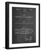 PP955-Chalkboard Metal Skis 1940 Patent Poster-Cole Borders-Framed Giclee Print