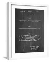 PP955-Chalkboard Metal Skis 1940 Patent Poster-Cole Borders-Framed Giclee Print