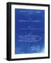 PP955-Faded Blueprint Metal Skis 1940 Patent Poster-Cole Borders-Framed Giclee Print