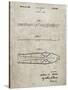 PP955-Sandstone Metal Skis 1940 Patent Poster-Cole Borders-Stretched Canvas