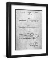 PP955-Slate Metal Skis 1940 Patent Poster-Cole Borders-Framed Premium Giclee Print