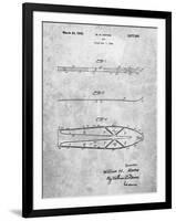 PP955-Slate Metal Skis 1940 Patent Poster-Cole Borders-Framed Giclee Print