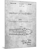 PP955-Slate Metal Skis 1940 Patent Poster-Cole Borders-Mounted Giclee Print