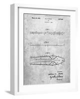 PP955-Slate Metal Skis 1940 Patent Poster-Cole Borders-Framed Giclee Print