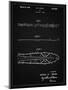 PP955-Vintage Black Metal Skis 1940 Patent Poster-Cole Borders-Mounted Premium Giclee Print