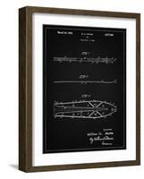 PP955-Vintage Black Metal Skis 1940 Patent Poster-Cole Borders-Framed Giclee Print