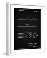 PP955-Vintage Black Metal Skis 1940 Patent Poster-Cole Borders-Framed Giclee Print