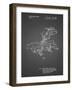 PP956-Black Grid Milwaukee Compound Miter Saw Patent Poster-Cole Borders-Framed Giclee Print