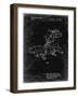 PP956-Black Grunge Milwaukee Compound Miter Saw Patent Poster-Cole Borders-Framed Giclee Print