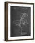 PP956-Chalkboard Milwaukee Compound Miter Saw Patent Poster-Cole Borders-Framed Giclee Print