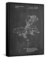 PP956-Chalkboard Milwaukee Compound Miter Saw Patent Poster-Cole Borders-Framed Stretched Canvas