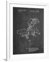 PP956-Chalkboard Milwaukee Compound Miter Saw Patent Poster-Cole Borders-Framed Giclee Print