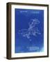PP956-Faded Blueprint Milwaukee Compound Miter Saw Patent Poster-Cole Borders-Framed Giclee Print