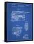 PP957-Blueprint Milwaukee Portable Jig Saw Patent Poster-Cole Borders-Framed Stretched Canvas