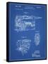 PP957-Blueprint Milwaukee Portable Jig Saw Patent Poster-Cole Borders-Framed Stretched Canvas