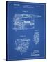 PP957-Blueprint Milwaukee Portable Jig Saw Patent Poster-Cole Borders-Stretched Canvas