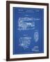 PP957-Blueprint Milwaukee Portable Jig Saw Patent Poster-Cole Borders-Framed Giclee Print