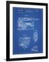 PP957-Blueprint Milwaukee Portable Jig Saw Patent Poster-Cole Borders-Framed Giclee Print