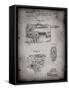 PP957-Faded Grey Milwaukee Portable Jig Saw Patent Poster-Cole Borders-Framed Stretched Canvas