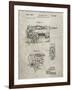 PP957-Sandstone Milwaukee Portable Jig Saw Patent Poster-Cole Borders-Framed Giclee Print