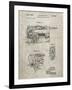 PP957-Sandstone Milwaukee Portable Jig Saw Patent Poster-Cole Borders-Framed Giclee Print